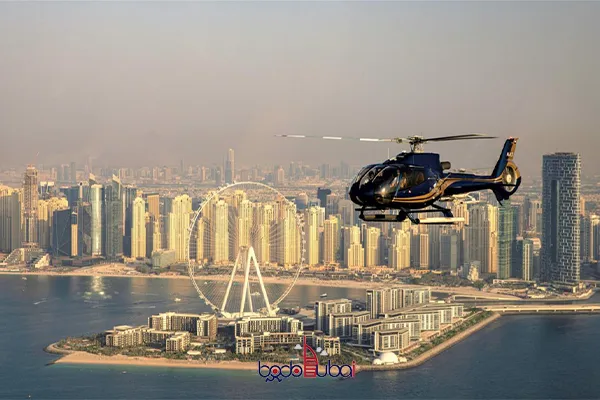 Helicopter ride in dubai